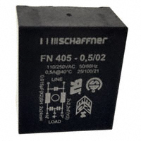 Schaffner EMC Inc. - FN405-0.5-02 - LINE FILTER 250VAC 500MA TH