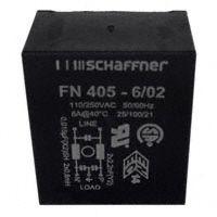 Schaffner EMC Inc. - FN405-6-02 - LINE FILTER 250VAC 6A TH