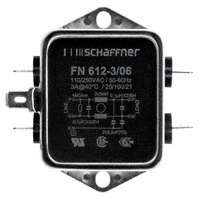Schaffner EMC Inc. - FN612-3-06 - LINE FILTER 250VAC 3A CHASS MNT