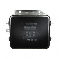 Schaffner EMC Inc. - FN670-10-06 - LINE FILTER 250VAC 10A CHASS MNT