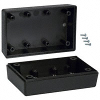Serpac - 111EMI,BK - BOX ABS BLACK 3.6"L X 2.25"W