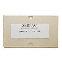 Serpac - 123RI,AL - BOX ABS ALMOND 4.1"L X 2.6"W
