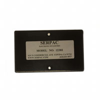Serpac - 123RI,BK - BOX ABS BLACK 4.1"L X 2.6"W