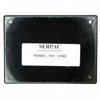 Serpac - 131RI,BK - BOX ABS BLACK 4.38"L X 3.25"W