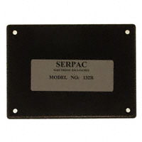 Serpac - 132R,BK - BOX ABS BLACK 4.38"L X 3.25"W