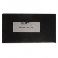 Serpac - 153R,BK - BOX ABS BLACK 5.62"L X 3.25"W