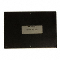 Serpac - 172R,BK - BOX ABS BLACK 6.88"L X 4.88"W