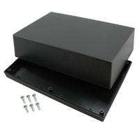 Serpac - 194,BK - BOX ABS BLACK 9.5"L X 6.34"W