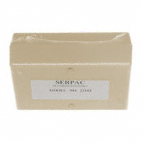 Serpac - 221RI,AL - BOX ABS ALMOND 4.1"L X 2.6"W