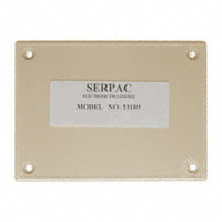 Serpac - 231RI,AL - BOX ABS ALMOND 4.38"L X 3.25"W