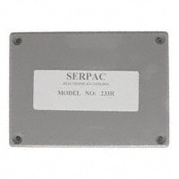 Serpac - 233R,GY - BOX ABS GRAY 4.38"L X 3.25"W