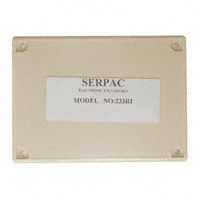 Serpac - 233RI,AL - BOX ABS ALMOND 4.38"L X 3.25"W