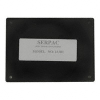 Serpac - 233RI,BK - BOX ABS BLACK 4.38"L X 3.25"W