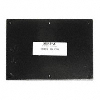Serpac - 271R,BK - BOX ABS BLACK 6.88"L X 4.88"W