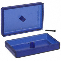Serpac - C4,TRBL - BOX ABS TRN BLUE 2.13"L X 1.38"W