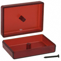 Serpac - C6,TRRD - BOX ABS TRN RED 2.26"L X 1.61"W