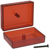 Serpac - C8,TRRD - BOX ABS TRN RED 2.4"L X 1.85"W