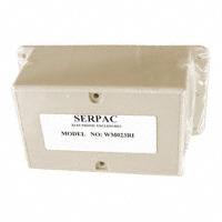 Serpac - WM023RI,AL - BOX ABS ALMOND 4.1"L X 2.6"W