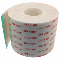 3M (TC) - 3-5-4952 - TAPE VHB CLEAR 3" LOW SURFACE