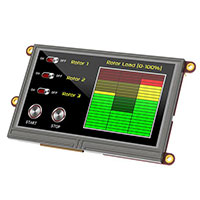 4D Systems Pty Ltd - ULCD-43DCT-PI - LCD PK 4.3" RASPB PI SHIELD&CBL