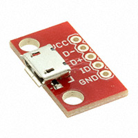 SparkFun Electronics - BOB-12035 - MICROB USB BREAKOUT