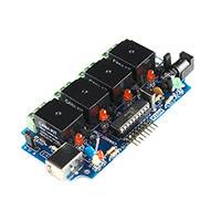 SparkFun Electronics - DEV-09669 - USB RELAY CONTROLLER WITH 6-CHAN