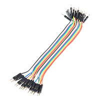 SparkFun Electronics - PRT-12795 - JUMPER WIRE CONNECTED 6"M/M 20PK
