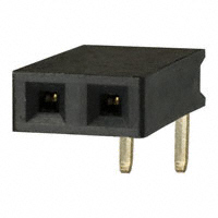Sullins Connector Solutions - PPPC021LGBN-RC - CONN FEMALE 2POS .100" R/A GOLD