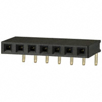 Sullins Connector Solutions - PPPC071LGBN-RC - CONN FEMALE 7POS .100" R/A GOLD