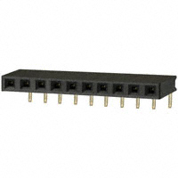Sullins Connector Solutions - PPPC101LGBN-RC - CONN FEMALE 10POS .100" R/A GOLD