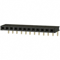 Sullins Connector Solutions - PPPC121LGBN-RC - CONN FEMALE 12POS .100" R/A GOLD