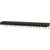 Sullins Connector Solutions - PPPC171LGBN-RC - CONN FEMALE 17POS .100" R/A GOLD