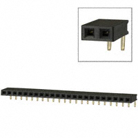 Sullins Connector Solutions - PPPC231LGBN - CONN FEMALE 23POS .100" R/A GOLD