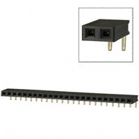 Sullins Connector Solutions - PPPC241LGBN - CONN FEMALE 24POS .100" R/A GOLD
