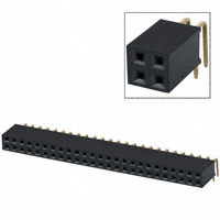 Sullins Connector Solutions - PPPC252LJBN-RC - CONN FMALE 50POS DL .1" R/A GOLD