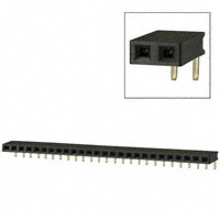 Sullins Connector Solutions - PPPC261LGBN-RC - CONN FEMALE 26POS .100" R/A GOLD