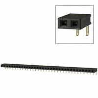 Sullins Connector Solutions - PPPC341LGBN - CONN FEMALE 34POS .100" R/A GOLD