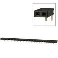 Sullins Connector Solutions - PPPC351LGBN-RC - CONN FEMALE 35POS .100" R/A GOLD