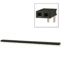 Sullins Connector Solutions - PPPC381LGBN-RC - CONN FEMALE 38POS .100" R/A GOLD