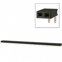 Sullins Connector Solutions - PPPC391LGBN-RC - CONN FEMALE 39POS .100" R/A GOLD