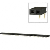 Sullins Connector Solutions - PPPC401LGBN-RC - CONN FEMALE 40POS .100" R/A GOLD