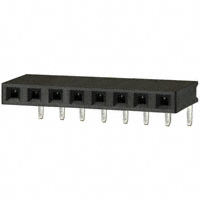 Sullins Connector Solutions - PPTC081LGBN - CONN FEMALE 8POS .100" R/A TIN