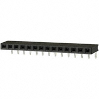 Sullins Connector Solutions - PPTC141LGBN-RC - CONN FEMALE 14POS .100" R/A TIN