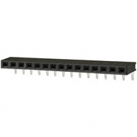 Sullins Connector Solutions - PPTC151LGBN-RC - CONN FEMALE 15POS .100" R/A TIN