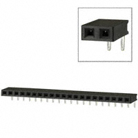 Sullins Connector Solutions - PPTC211LGBN-RC - CONN FEMALE 21POS .100" R/A TIN
