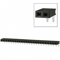 Sullins Connector Solutions - PPTC241LGBN-RC - CONN FEMALE 24POS .100" R/A TIN