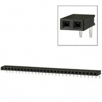 Sullins Connector Solutions - PPTC281LGBN - CONN FEMALE 28POS .100" R/A TIN