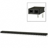 Sullins Connector Solutions - PPTC291LGBN-RC - CONN FEMALE 29POS .100" R/A TIN
