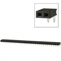 Sullins Connector Solutions - PPTC311LGBN-RC - CONN FEMALE 31POS .100" R/A TIN