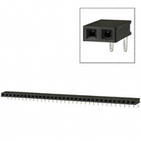 Sullins Connector Solutions - PPTC331LGBN - CONN FEMALE 33POS .100" R/A TIN